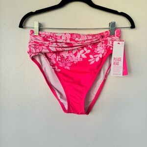 Lilly Pulitzer Yarrow High Waisted Bikini Bottom NWT Size 4
